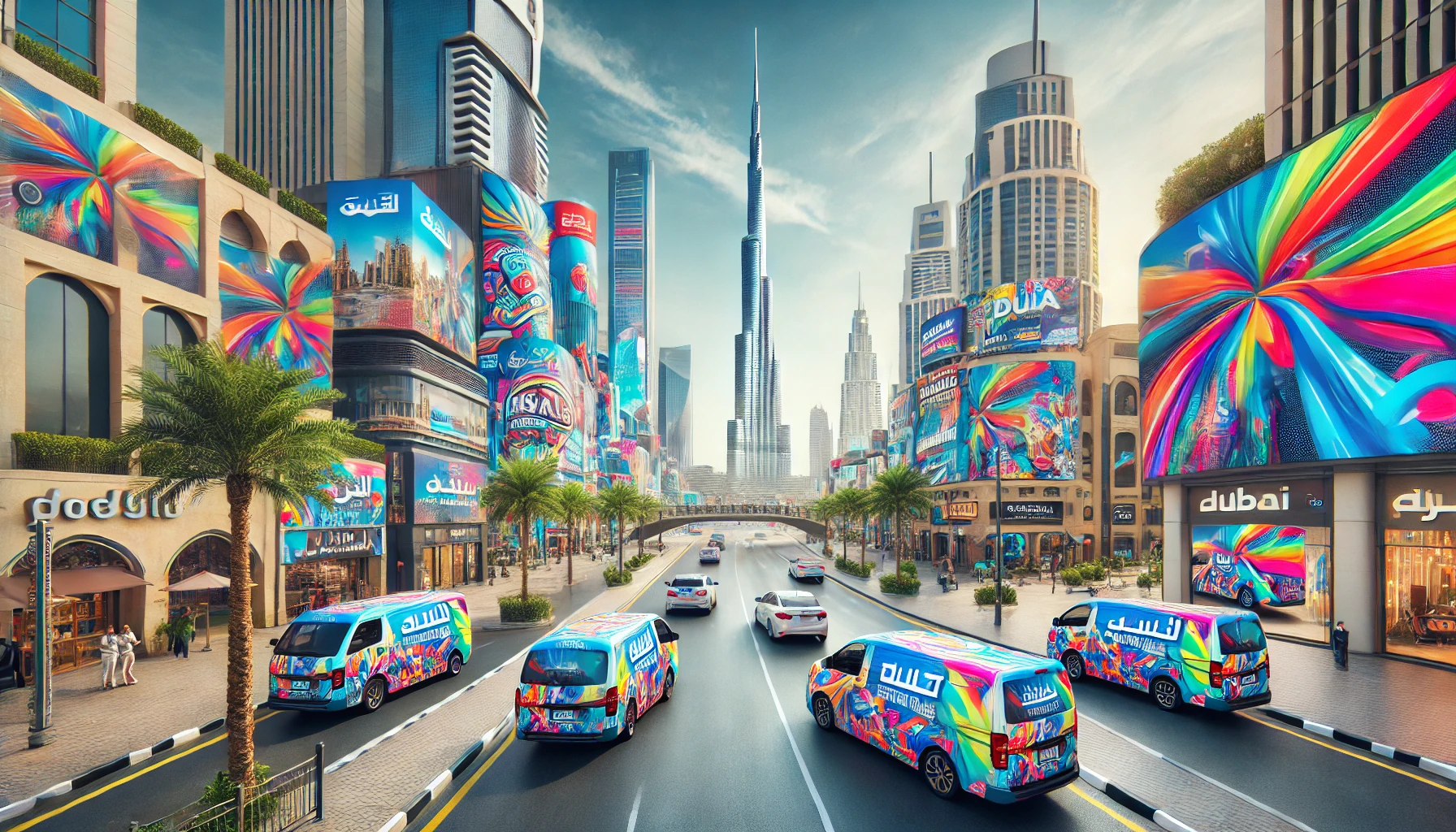 Dubai Fleet Graphics: Transforming Vehicles into Moving Billboards